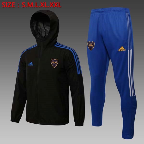 Rompevientos Boca Juniors Conjunto Completo 2022 Negro Azul